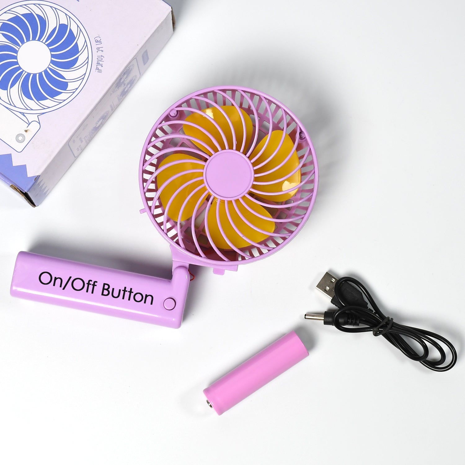7604 Portable Mini handy Fan & Personal Table Fan | Rechargeable Battery Operated Fan Suitable for Kids, Women, Makeup Artist, Home Office DeoDap 7604 Portable Mini handy Fan & Personal Table Fan | Rechargeable Battery Operated Fan Suitable for Kids, Women, Makeup Artist, Home Office DeoDap